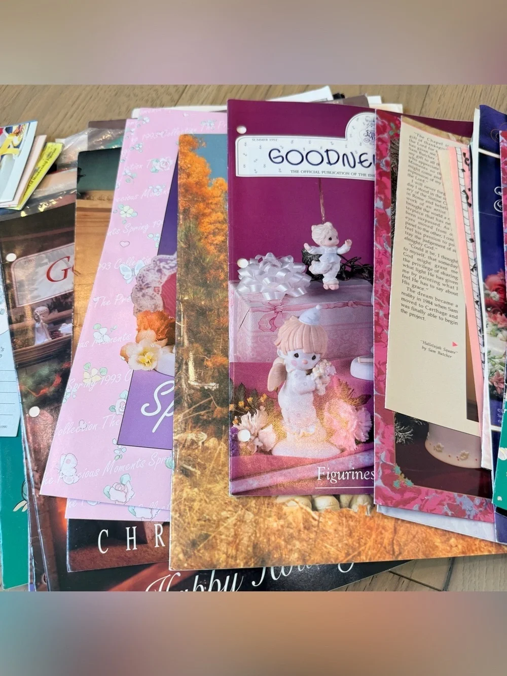 Vtg 80s Precious Moments Newsletters Lot Enesco Good News Club Papers Ephemra